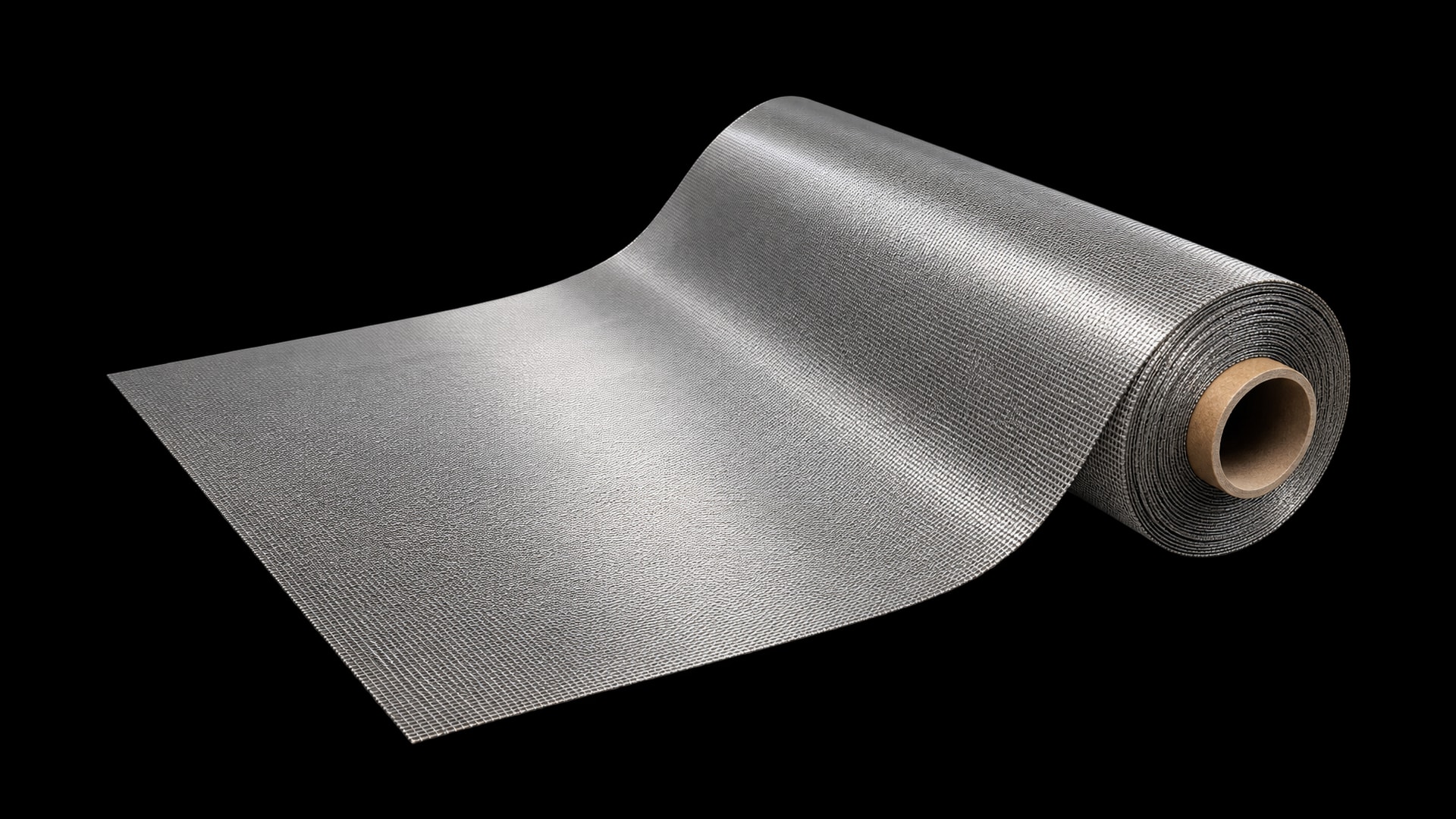 Roll of precision woven mesh