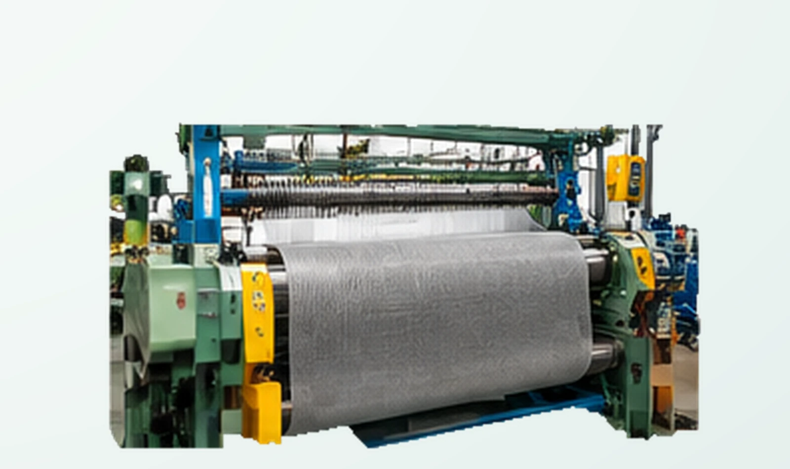 BVK weaving production floor with looms in operation