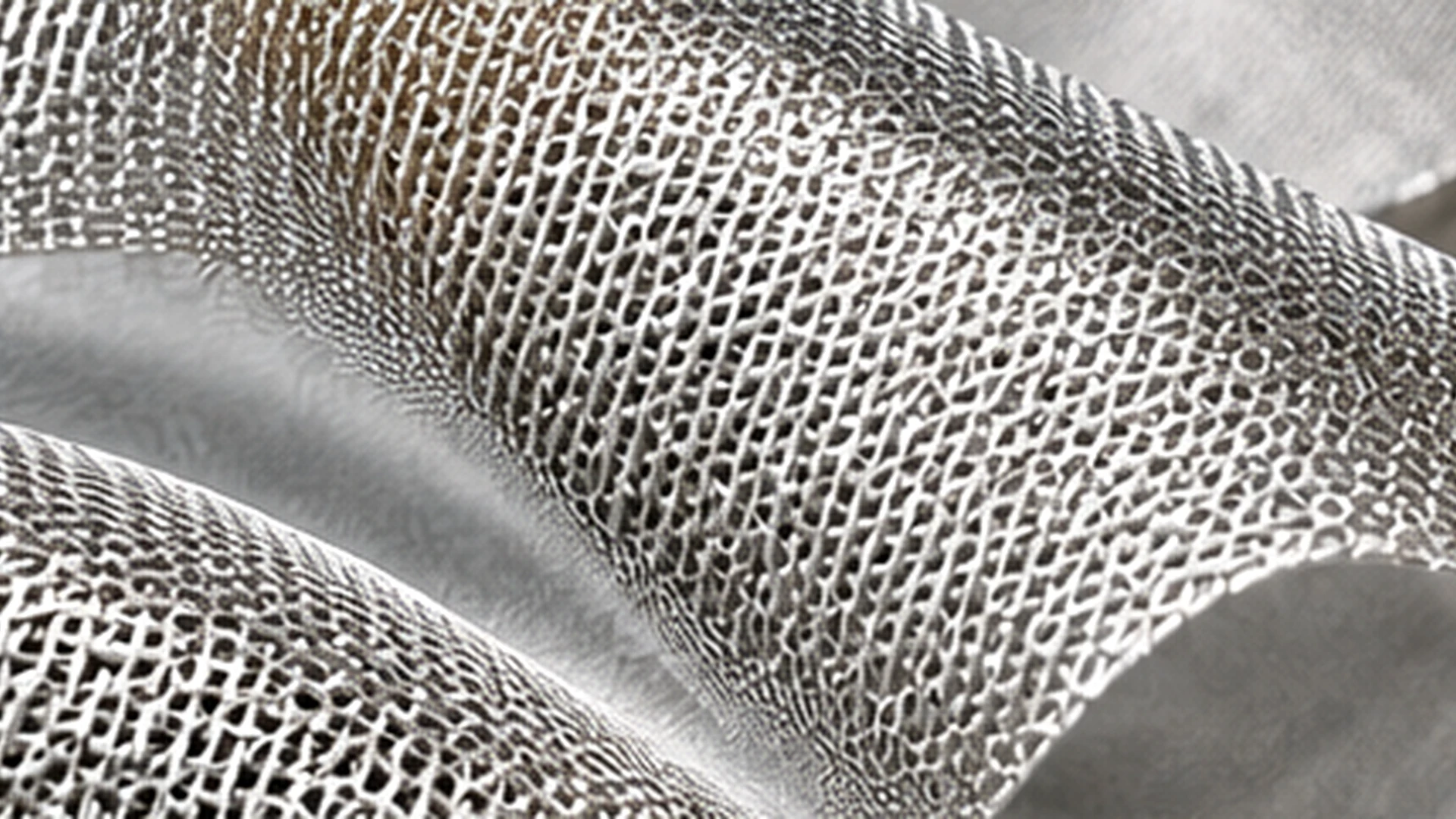 Woven mesh surface detail