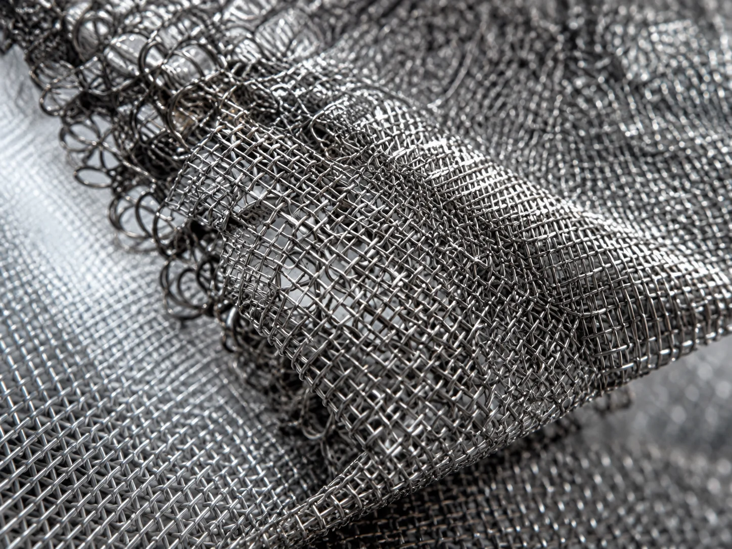Illustration: Knitted mesh detail