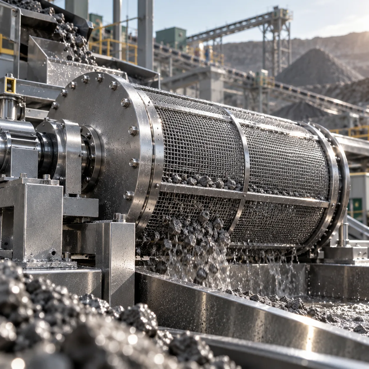 Illustration: Mineral separation plant