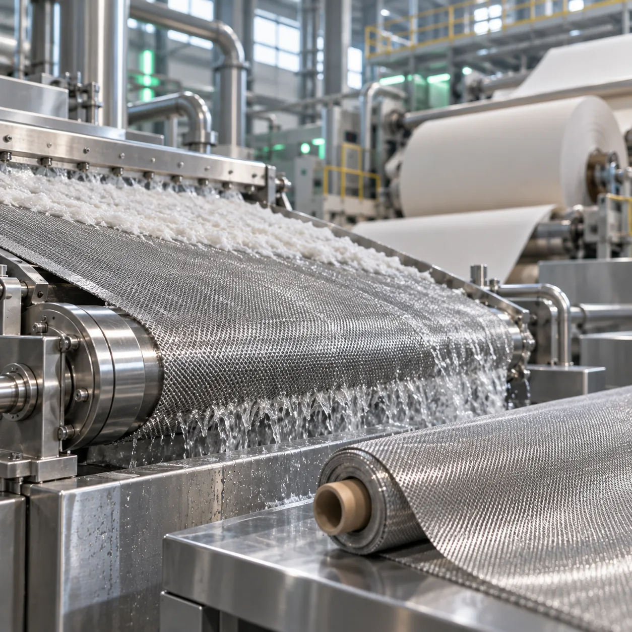 Illustration: Paper forming line